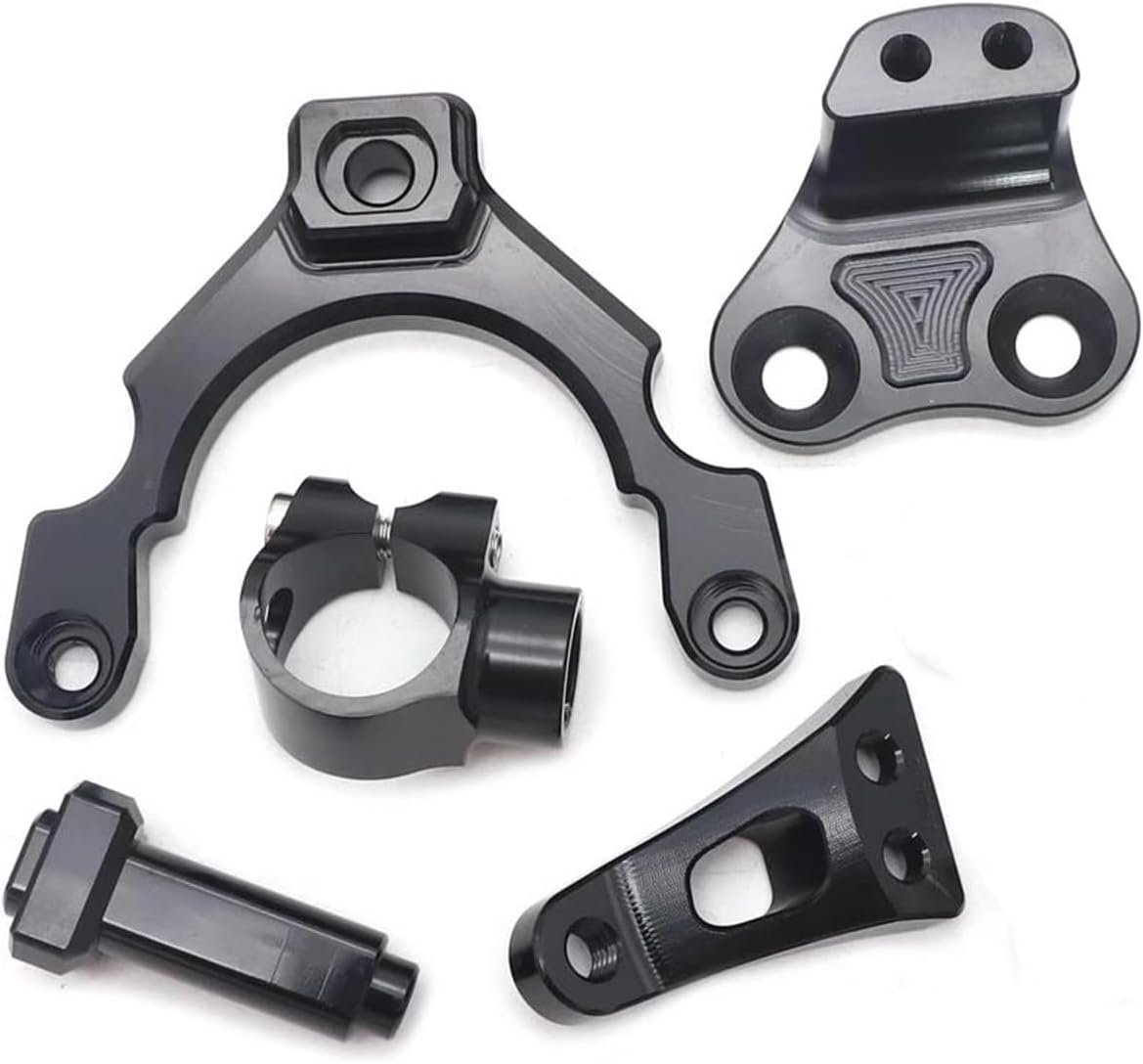 mさま 二輪車用アルミダンパー ファイバーカーボンステアリングダンパー